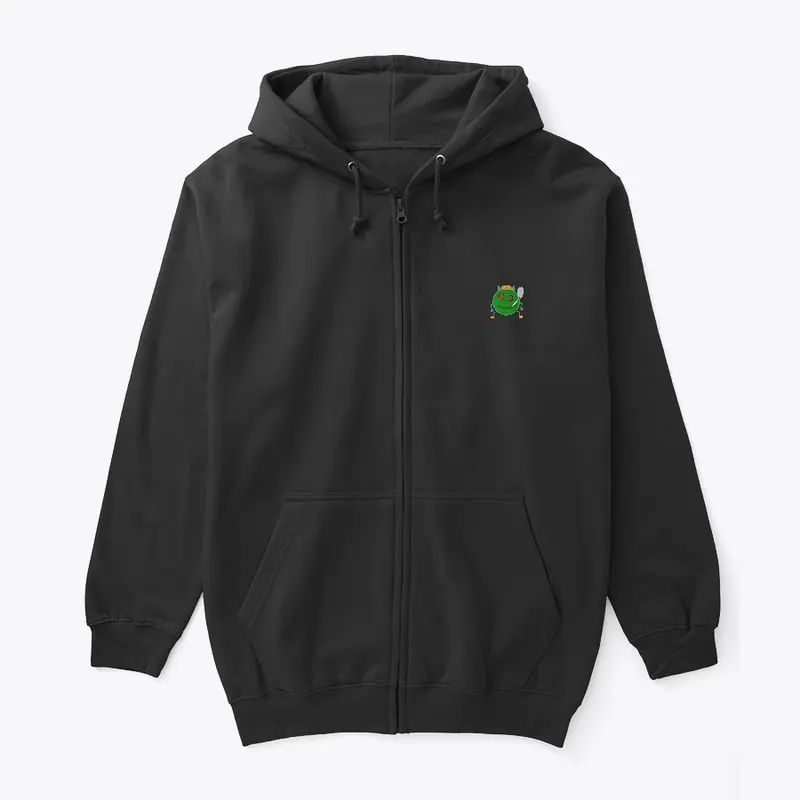 JerkyJesse Alien Logo Zip Hoodie